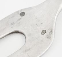 Ezüst(Ag) húsvilla, jelzett, h: cm, nettó: 111 g