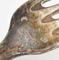 Ezüst(Ag) 2 db villa, jelzett, h: 21 cm, nettó: 149 g