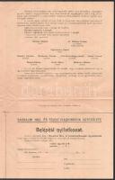 1938 Sashalmi Ház és Telektulajdonosok Egyesülete levél 4 p