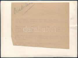 1947 Cseh csapatok foglalják el a Párizsi békeszerződés által Csehszlovákiának adott Pozsonyi hídfőá...