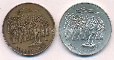 Borsos Miklós (1906-1990) 1982. "MÉE Szeged - Kodály Zoltán 1882-1967" jelzett Ag és bronz...