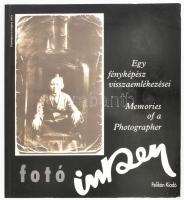 Fotó Inkey. Egy fényképész visszaemlékezései. / Memories of a Photographer. Szerk.: Kincses Károly. Bp., 1993., Pelikán-Magyar Fotóművészek Szövetsége. Magyar és angol nyelven. Gazdag fekete-fehér fotóanyaggal illusztrált. Kiadói papírkötés, a borítón kopásnyomokkal, a borító egyik sarkán gyűrődéssel.