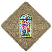 Palau 2014. 10$ Ag "Szent István Bazilika, Budapest" dísztokban, tanúsítvánnyal (50g/0.925...