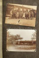 cca 1915-1930 Vadászerdő (Újszentes, Temes vármegye, Erdély), régi családi fotóalbum, érdekes képekk...