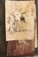 cca 1915-1930 Vadászerdő (Újszentes, Temes vármegye, Erdély), régi családi fotóalbum, érdekes képekk...