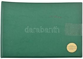 41db-os vegyes külföldi bankjegy tétel zöld műbőr albumba rendezve, közte német, török, cári orosz, ...