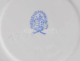 Herendi HBC (Bouquet de cornelia) mintás teás készlet, hiányos, tejkiöntő és egy csésze alátéttel hi...