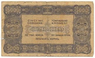 1923. 5000K "5B15 831425", nyomdahely jelölés nélkül T:VG,G Adamo K39