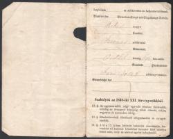 1873-1876 Öcsöd, német-magyar nyelvű adókönyv