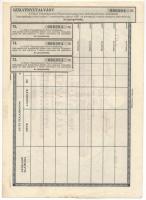 Gönc 1927. "A Gönci Takarékpénztár Részvénytársaság" részvénye 10P-ről szelvényekkel, szár...