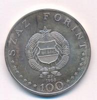 1968. 100Ft Ag "Semmelweis" fóliatokban T:AU Adamo EM28