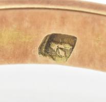 Arany (Au) 14K gyűrű, jelzett, méret: 62, nettó: 4,2 g