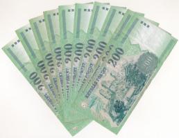 2001-2005. 200Ft (10x) nagyrészt különböző betűjelek T:F közte szép papír