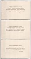 2000. 2000Ft "Millennium" bontatlan díszcsomagolásban, tájékoztatóval (3x) sorszámkövetők ...