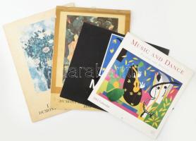 1980-2001 Matisse + Picasso + Matisse kalendáriumok reprodukciókkal 40 cm-ig + 1976-1980 Der Goldene Dumont Kunstkalender