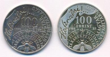 1986. 100Ft Cu-Ni-Zn "Fáy András" T:AU (PP),BU Adamo EM112