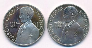 1984. 100Ft Cu-Ni-Zn "Kőrösi Csoma Sándor" (2x) T:BU,AU (PP) Adamo EM78