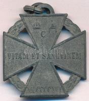 1916. "Károly-csapatkereszt" Zn kitüntetés mellszalag nélkül T:XF
Hungary 1916. "Cha...