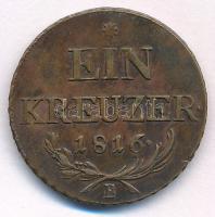 1816B 1kr Cu T:XF Huszár 2058, Unger III.: 1406.a