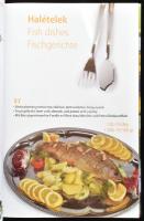 Old Man's Music Pub Budapest, "Finomságok Bibliája", étlap könyv formában, színes fot...