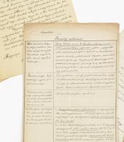 cca 1892-1913 Bary József (1858-1915) bíró, jogász, a tiszaeszlári vérvád bírójának irathagyatéka. B...