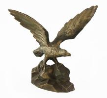 Turul madár bronzírozott réz szobor. M: 25 cm