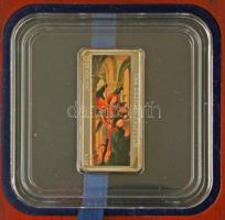 Tokelau 2014. 1$ Ag (2x) + 2$ Ag "A drezdai triptichon" multicolor, dísztokban, számozott ...