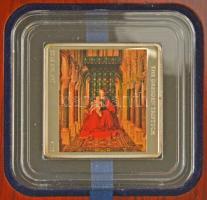 Tokelau 2014. 1$ Ag (2x) + 2$ Ag "A drezdai triptichon" multicolor, dísztokban, számozott ...