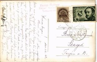 1941 Borszék, Borsec; téli látkép. Heiter György udvari fényképész felvétele / general view in winte...