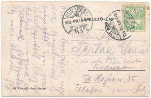 1913 Dicsőszentmárton, Tarnaveni, Diciosanmartin; Városház, piac tér szekerekkel. Weiszburg tőzsde k...