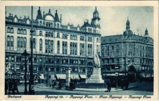 1929 Budapest V. Apponyi tér, villamos (EK)