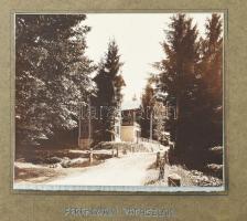 cca 1905 Erdély a Ferencfalvi vadászlak. Krassó-Szörény vármegye. Az Osztrák-Magyar Vasúttársaság lé...