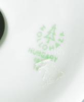 Hollóházi vizapár, kézzel festett, jelzett, hibátlan, m: 22,5 cm