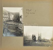 1917 Brassói (Erdély) emlék, egy katona és családja kirándulása Brassóban és környékén, néhány hábor...