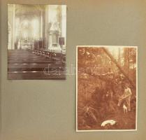 1917 Brassói (Erdély) emlék, egy katona és családja kirándulása Brassóban és környékén, néhány hábor...