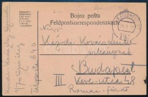 1918 Czóbel Borbéla Czóbel Béla (1883-1976) festőművész lányának autográf képeslapja Kézdi-Kovács Le...