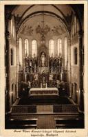 Budapest XI. Szent Vince Szeretet Leányai központi házának kápolnája, belső (Ménesi út 27., korábban Nagyboldogasszony útja) (EK)