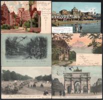 1900-1908 Kézdi-Kovács László (1864-1942) festőművész, műkritikus által családjának írt 10 db képesl...