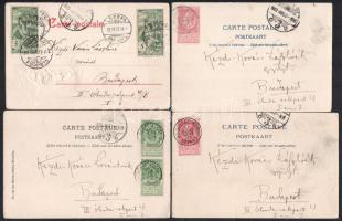 1900-1908 Kézdi-Kovács László (1864-1942) festőművész, műkritikus által családjának írt 10 db képesl...