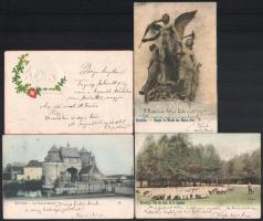 1900-1908 Kézdi-Kovács László (1864-1942) festőművész, műkritikus által családjának írt 10 db képesl...