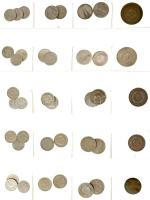 NDK 40db-os, nagyrészt Al pfennig tétel, közte 3db márkával T:AU-VF GDR 40pcs of mixed, mostly Al Pfennig coin lot with 3pcs of german mark coin in it C:AU-VF