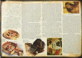 3 db román történelmi poszter (középkori erődítmények), színes illusztrációkkal, román, német és ang...