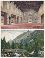 7 db régi képeslap vegyes minőségben / 7 pre-1945 postcards in mixed quality