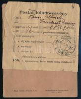 1923 Lakhatási Bizonylat önjogú külföldi számára, fényképes igazolvány