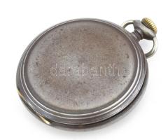 Ritter Testvérek Budapest zsebóra feliratos számlap, sérült számlap, szerkezet Enigma. fém tokkal ja...