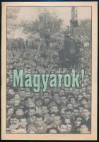 cca 1995-1997 Magyarok! MIÉP szórólap, hajtásnyommal. 21x14,5 cm