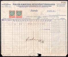 1926 Palma-Kaucsuk R.T. fejléces számla