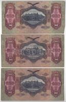 1930. 100P (3x) az egyik csillagos sorszámú + 1945. 100P + 1000P + 1946. 100.000.000P + 1962. 10Ft T...
