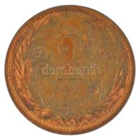1915KB 2f bronz T:XF,VF patina, kis ü