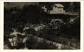 Budapest XII. Ördögorom csárda az 59-es villamos végállomásánál. Tulajdonos Gruber Emil (EK)